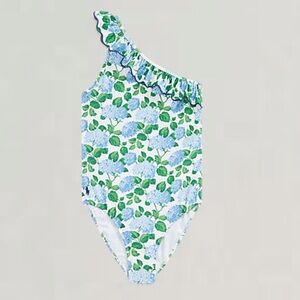 Ralph Lauren Floral Ruffled One-Piece Swimsuit